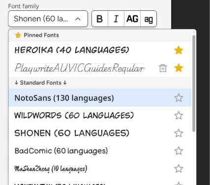 Custom dropdown